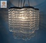 Energy Saving Crystal pendant Acrylic Led Chandelier Ceiling Lights / Lighting