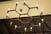 Industrial Hanging Led Chandelier Lights Warehouse Super Bright Candle Suspension Lamp