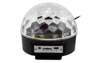 RGB Crystal Magic Ball with SD and USB LED Disco Lights for X'mas Dance Party