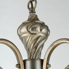 Silver White Hanging Wrought Iron Ceiling Lights American Style , 3 Light