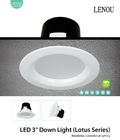IP50 240 Volt LED Recessed Downlights Round for Supermarkets