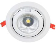 Super Bright 60w COB LED Recessed Downlights 250mm Diameter With CE RoHS SAA