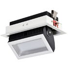 Adjustable 38W LED Recessed Downlights , Die-Casting Aluminum And Glass Lens