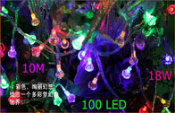 100 Bulbs 18 Watt Outdoor LED String Lights Warm White , LED Globe String Lights