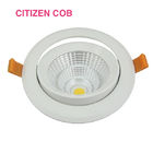 CRI 80 Home Office 15W Recessed LED Ceiling Lights , Beam Angle 25° / 60°