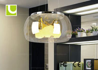 Kitchen / Bedroom Hanging Chandelier Light Fixture Crystal Droplight 300*300mm