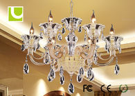 Super Bright Pendant LED Crystal Ceiling Lamp For Conservatory / Club