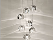 Transparent Glass Hanging Pendant Lights for Home Decoration