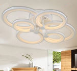 New design silver material glass LED crystal ceiling lighting