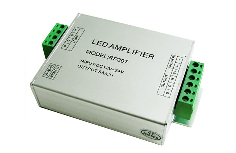 Lighting Fixture Parts , 12V - 24V 3 Channels RGB LED Amplifier