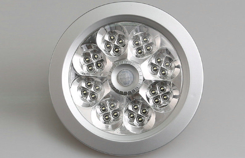 75000h Warm White PIR LED Ceiling Lights , Indoor Sensor Light
