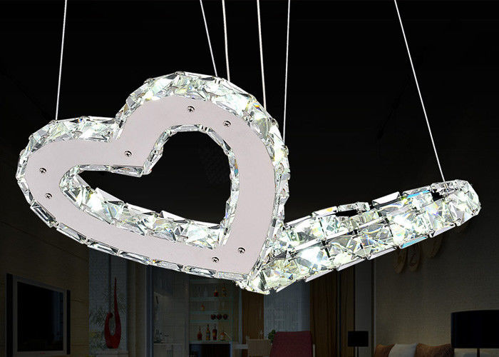 Heart Shaped Modern Luxury Crystal Chandelier