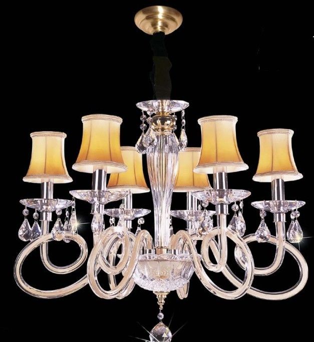 Traditional Luxury Crystal Chandelier Lighting Fixtures CE / RoHS / FCC