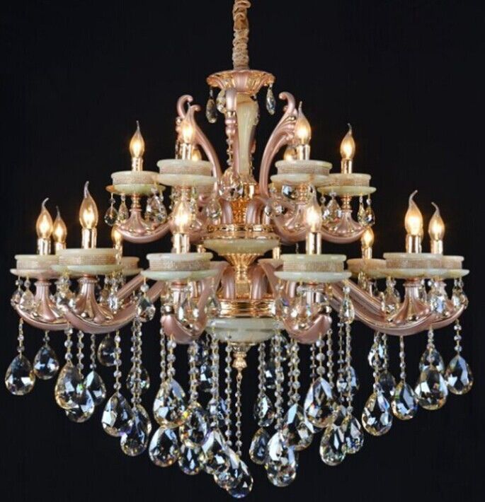 Hotel Large Crystal Chandelier 130 x105 cm H  With 20 Lights Conservatory