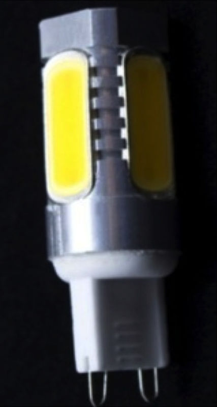 G9 Aluminum COB LED Light Bulb 80 CRI LED Lighting Fixture , No Flickering