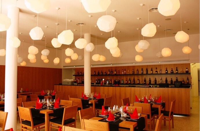 Transparent Modern Suspension Light  Glass Pendant Lamp For Restaurant /  Bar Decoration