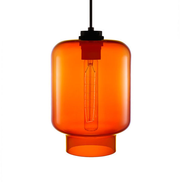 Clear Glass Shape Luxurious Bottle Pendant Lamp , Industrial Lighting Fixtures