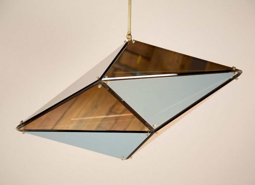 Diamond Shape Glass Modern Suspension Light Popular For Bar Restaurant Hotel