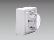 Surface Mounted European / French Socket For Furniture Kitchen , Bathroom Application