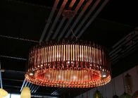 LED Modern Chandelier Lights Rose Golden Chandelier For Hotel Decoration
