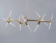 Handcrafted High End 3W - 5W Led Chandelier Light Residential Aluminum + Acrylic