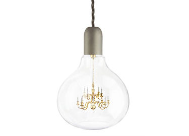 King Edison 3W Hanging Glass Shade Pendant Lamps For Study Rooms