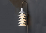 White Metal Hanging Pendant Lights 60W for Home Decorative CE UL RoHs