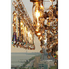 Artistic Industrial Luxury Crystal Chandelier Shining Banqueting Shabby Chic Chandelier