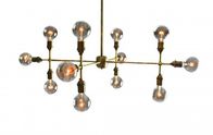 12 Bulb Symmetrical Design Hanging Chandelier Lamp for Siting Room