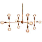 12 Bulb Symmetrical Design Hanging Chandelier Lamp for Siting Room