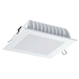 High CRI 10W Square LED Recessed Downlights 125mm For Superstore , White Housing