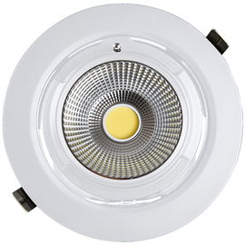 Energy Saving 20W COB Commercial Led Recessed Downlight Dimmable In Hotel / Shop