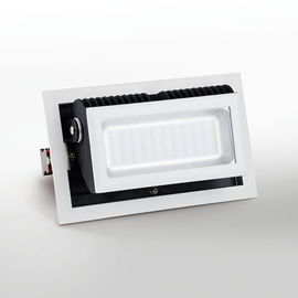 Adjustable 38W LED Recessed Downlights , Die-Casting Aluminum And Glass Lens