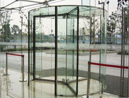 Shopping center mansion Automatic crane Revolving Door Unit with 3 or 4 wings