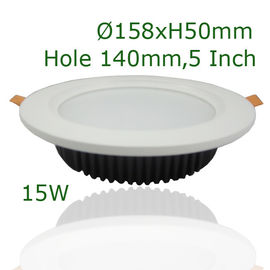 5 Inch Recessed LED Down Light / Recessed 5 Inch LED Down Light 15 Watt 6000K For Commercial Lighting