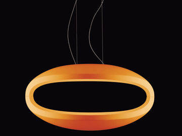 Ring Space Orange Hanging Pendant Lights For Hotel Decoration