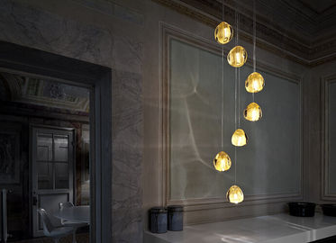 Transparent Glass Hanging Pendant Lights for Home Decoration