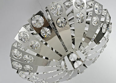 Funky Modern Chandelier Lighting / Contemporary K9 Crystal Pendant Light for Indoor Decoration