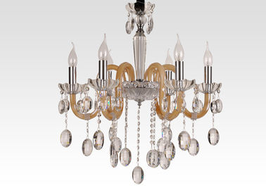 Modern Indoor Luxury Crystal Chandelier / Art Deco Chandelier for Restaurant Dressing