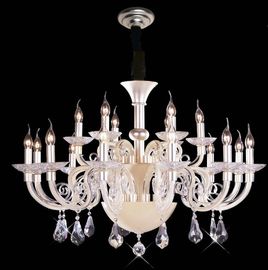 Baccarat E14 / E27 Contemporary Crystal Chandelier Lighting With 18 Lights
