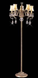 Durable Brass Contemporary Crystal Chandelier Lighting With High Power LED