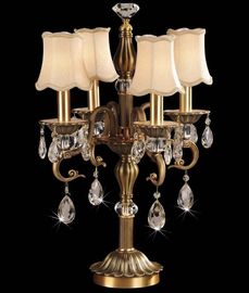 Durable Brass Contemporary Crystal Chandelier Lighting With High Power LED