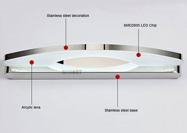 Bathroom Acrylic Vanity Mirror LED Lights Fixture 15W 70cm long