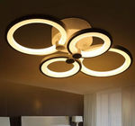 New design silver material glass LED crystal ceiling lighting
