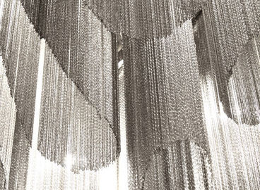 Modern Aluminium  Hotel Chandeliers Stainless Steel Chandelier Lighting