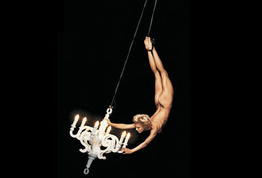 Max 40W White Hotel Chandeliers Resin / Wood Chandelier For Restaurant / Hotel Decorative