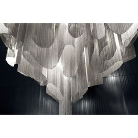 Modern Wide Modern Glass Chandeliers , High End Chandeliers Fixture For Home Decor