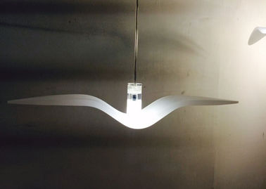 Lovely Nightbirds Suspension Lighting Pure White Acrylic LED Lighting Birds Shape