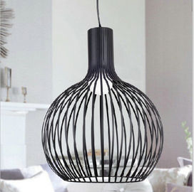 Chinese Traditional Style Modern Suspension Light Iron Lantern Shaped Pendant Lamp for Home Decoration