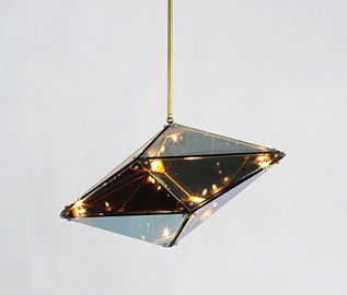 Diamond Shape Glass Modern Suspension Light Popular For Bar Restaurant Hotel